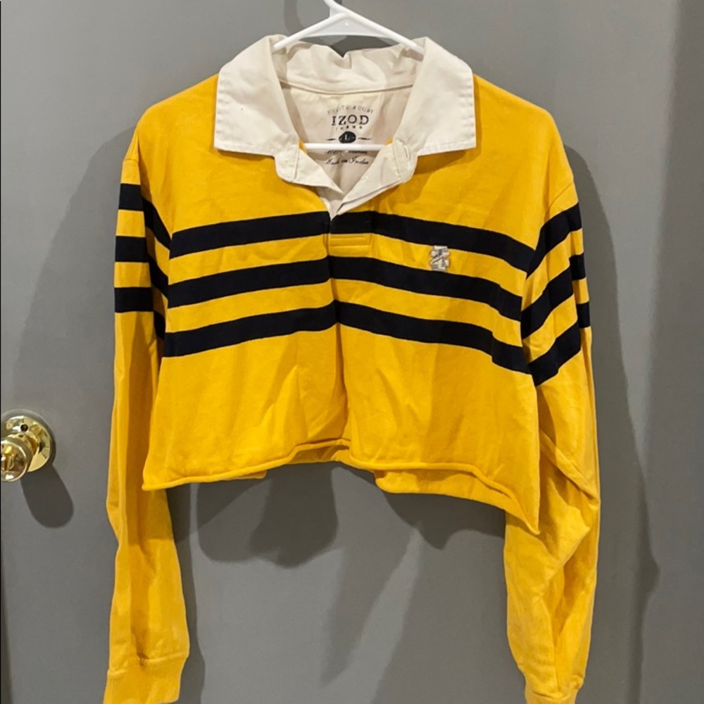 IZOD Rugby crop top